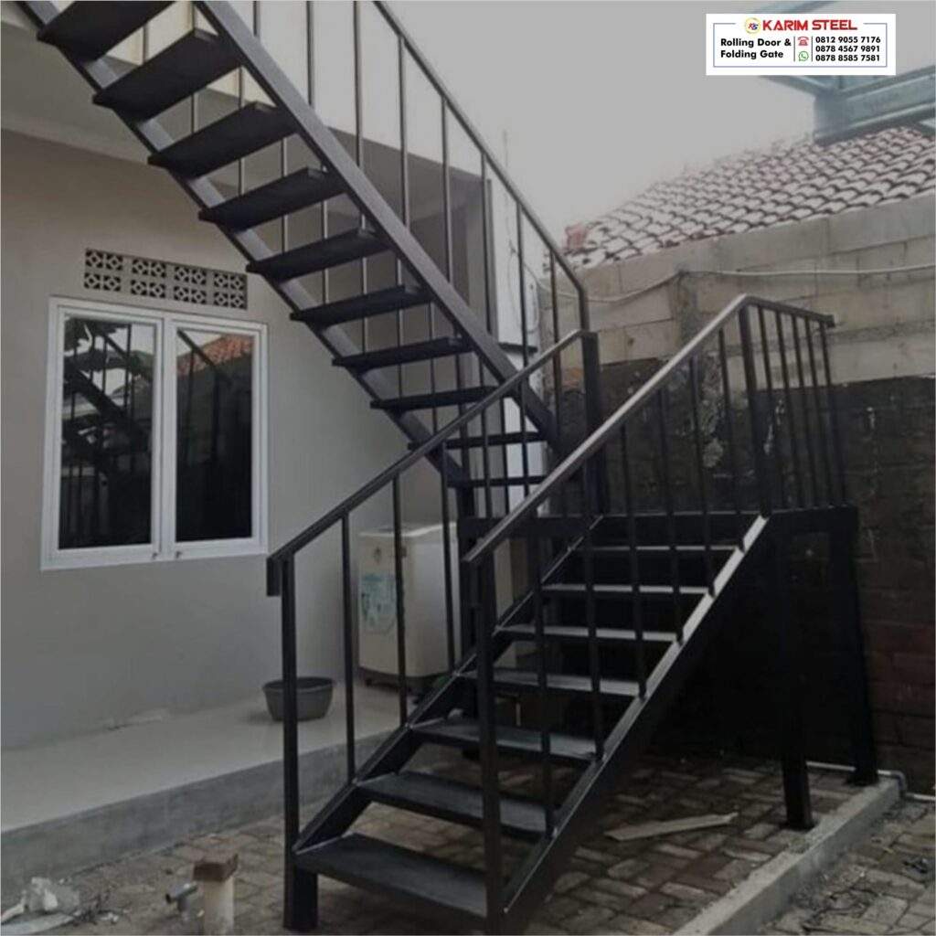 Tangga Besi Lurus Dan Melingkar Murah - Jual Tangga Besi
