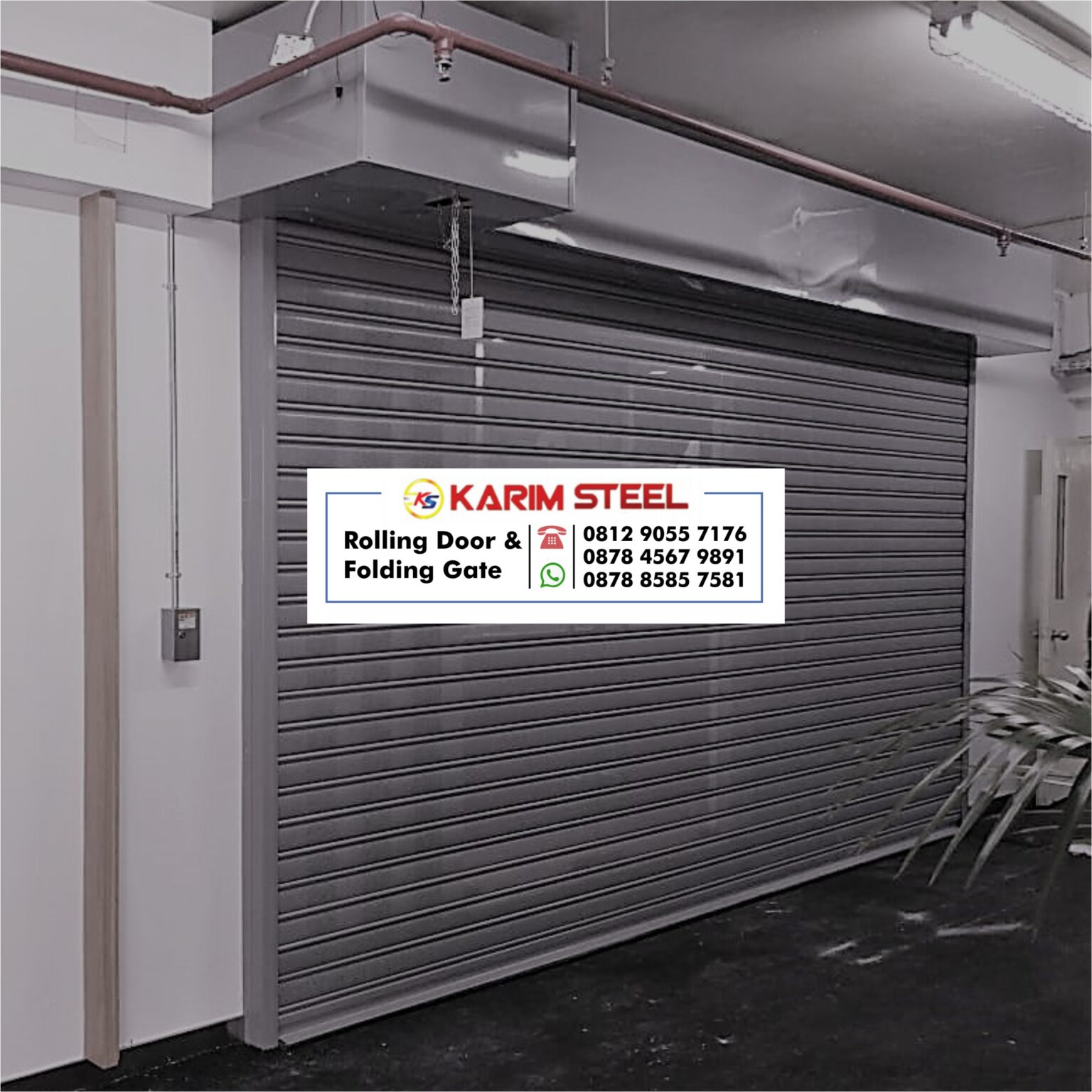 Karim Steel Rolling Door Otomatis 0812 9055 7176 Karim Steel