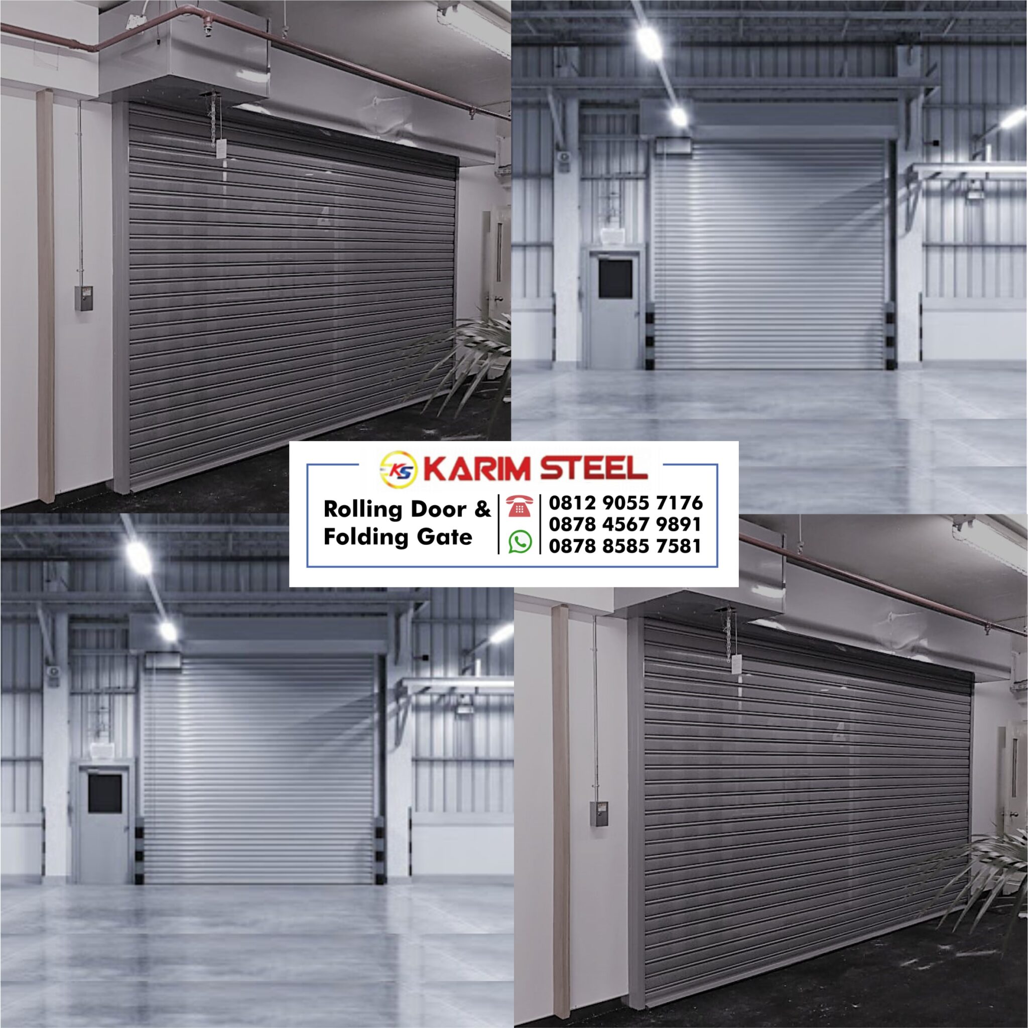 Harga Jual Rolling Door Otomatis 0812 9055 7176 Karim Steel